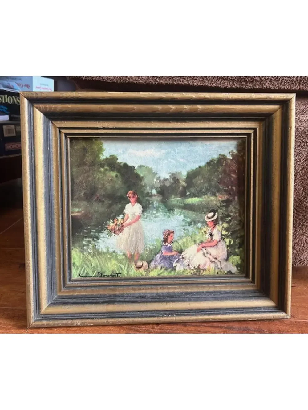 Winde Fine Prints 'Flower Gatherers' by Demarest Framed Print No 325 8x10